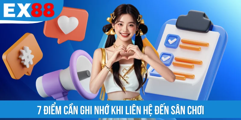 7 điểm cần ghi nhớ khi liên hệ đến sân chơi